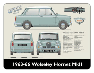 Wolseley Hornet MkII 1963-66 Mouse Mat